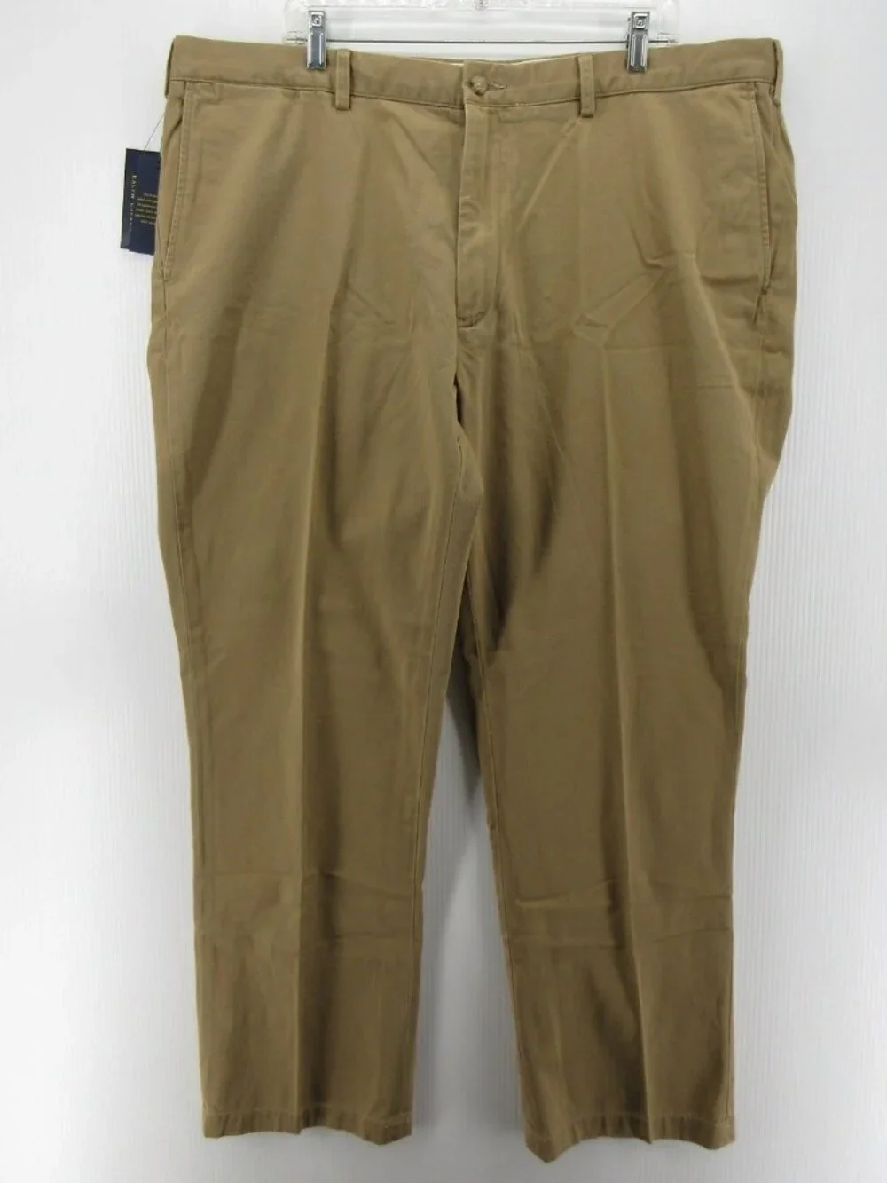 Polo Ralph Lauren Pants 44X32 Khaki Chino Classic Fit Trousers Canvas